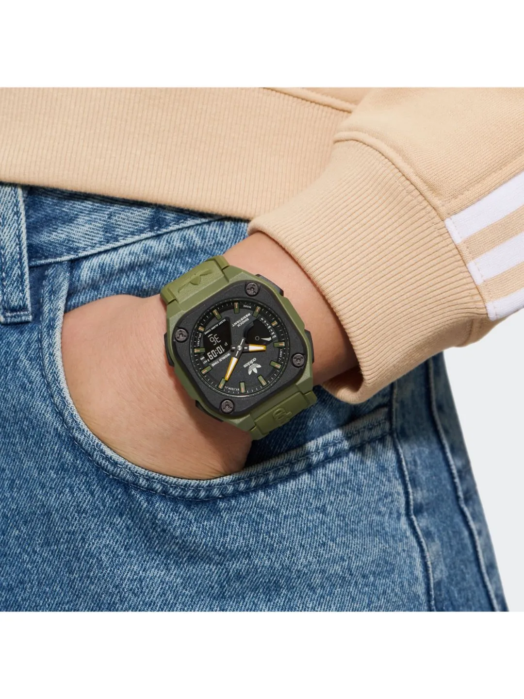 Adidas Originals Black Dial Unisex Watch - AOST22547