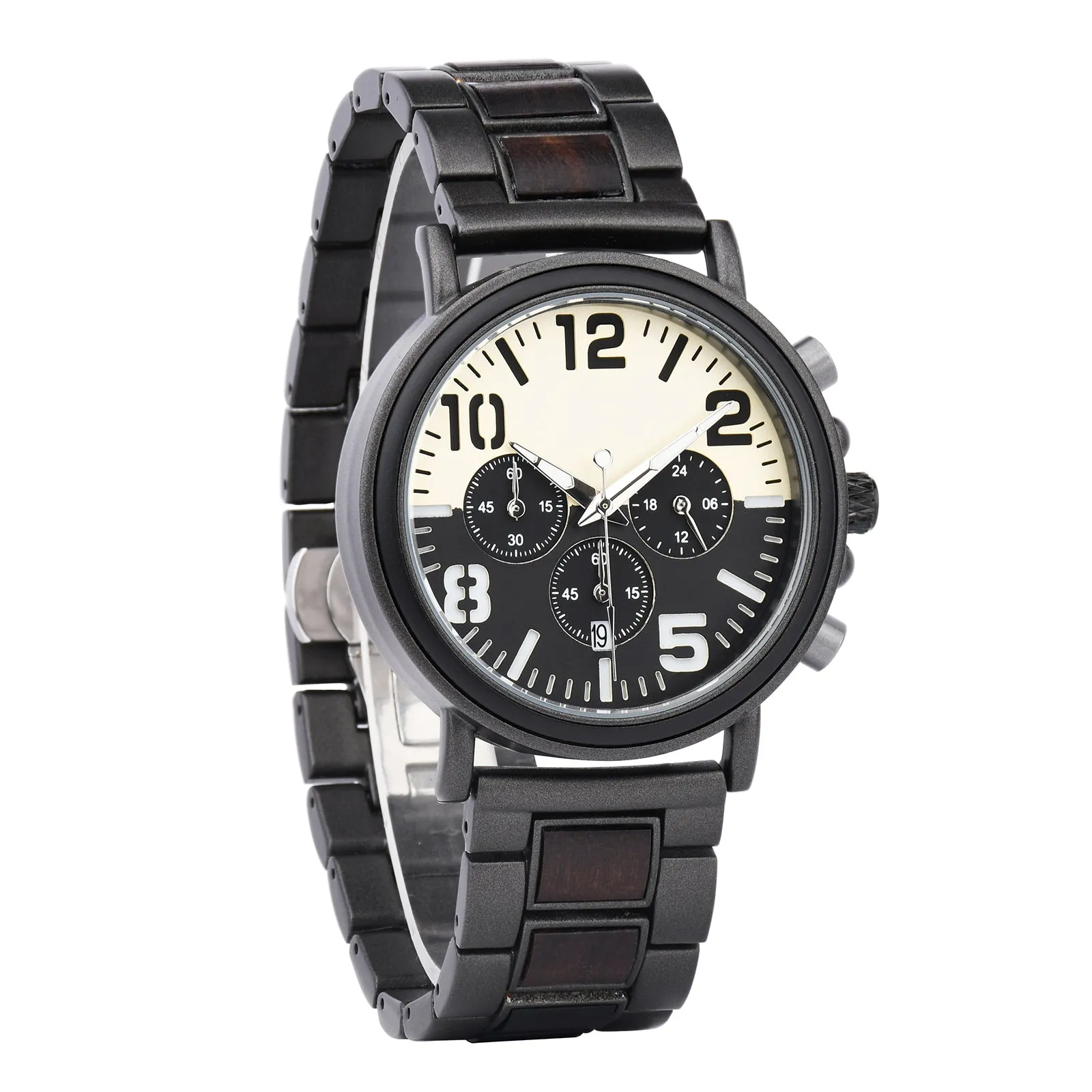 Magellan - Gun Steel & Ebony Chronograph